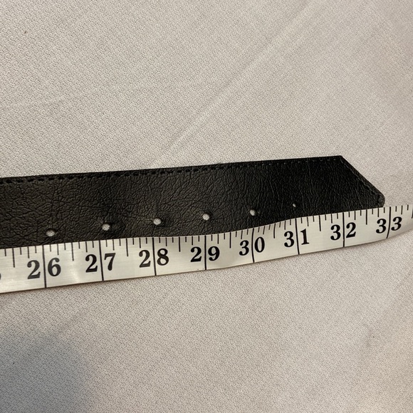 Tri Color Buckle on Black Snake Print Womens Wide Belt- EUC - S/ M - Picture 4 of 7